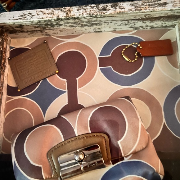 Handmade Shadow box made from coach purse - Picture 2 of 3